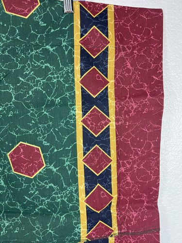 Vintage Kissenbezug Paar passt 20"X25" Kissen Schmucktöne grün burgund gold - Bild 7 von 9