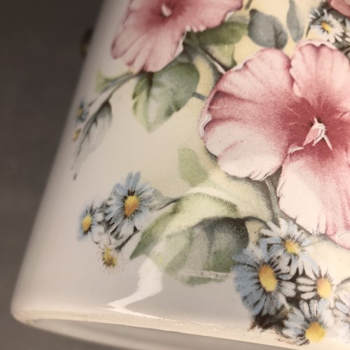 Vtg Ceramic Jar Container w/ Lid Tabletop Waste Bin "Table Nette" French Country - Picture 8 of 12