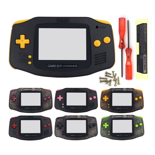 Nintendo GameBoy Advance Console Replacement GBA Shell Housing With Color Button - Picture 2 of 30