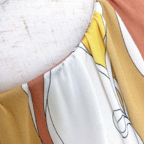 Emilio Pucci Kleid mit elastischem Bund 82% Viskose 18% Seide Größe US2 - Bild 3 von 13