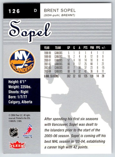 2005-06 Fleer Ultra NHL Hockey Base Cards - U-Pick From List - Picture 253 of 401