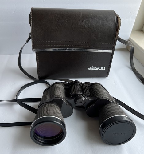 Vtg Binocular Jason Empire Model 161F Commander 10X50 Extra Wide Angle w/Case - Picture 2 of 12