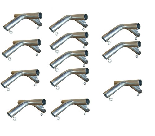 Greenhouse Frame 1-1/2" Metal Tube Pipe Fittings for 10'x10/20/30/40' High Peak - Picture 18 of 60