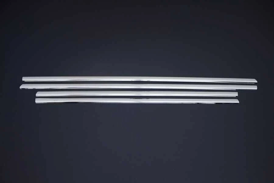 Cubierta cromada para marco de ventana para Renault Fluence 2009-2016 4 piezas acero inoxidable Foto 2 de 2