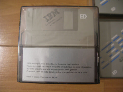 IBM ED / HD 3.5 inch Diskettes 4MB - 10 Pack - Sealed in Box! NOS - Bild 2 von 5