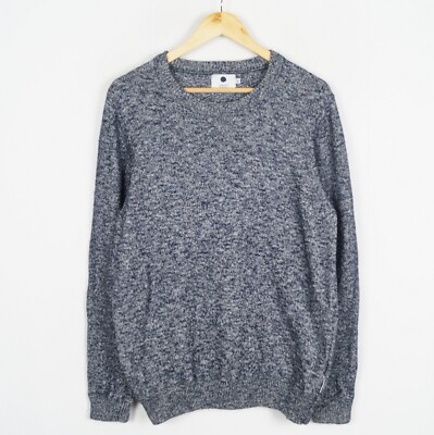 NN07 NO NATIONALITY GLEN Men's Jumper Size XL Pullover Crew Neck Knit me10334