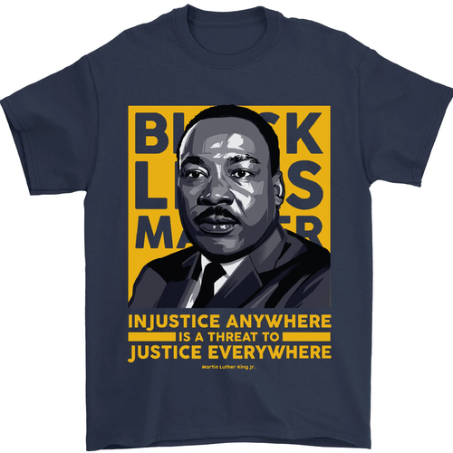 Mlk Martin Luther Rey Negro Vive Matter Camiseta Hombre 100% Algodón - Imagen 42 de 107