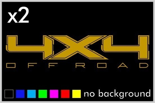 (2) 4x4 Off Road Sticker Decal Ford F-150 Truck Window offroad Pick-up - Picture 2 of 15