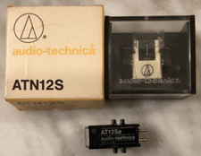AUDIO TECHNICA AT12SA CARTRIDGE &amp; NEW AUDIO TECHNICA ATN12S SHIBATA STYLUS +CASE  			