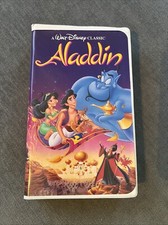 Aladdin Rare Walt Disney's BLACK DIAMOND CLASSIC (VHS, 1993)