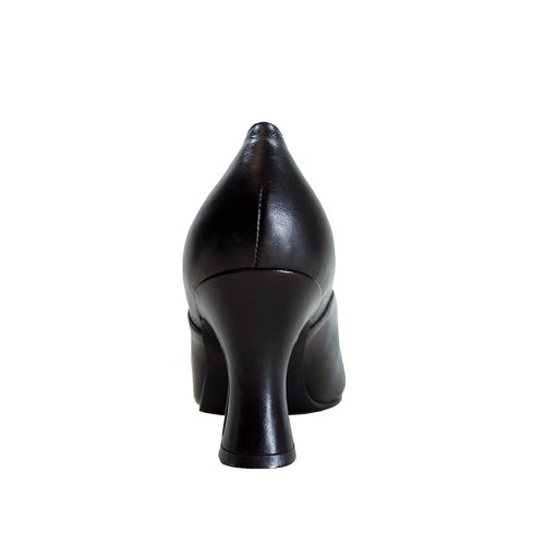 👠 PEERAGE Silvia Women's Wide Width Louis-Heel Leather Dress Pumps 👠 - Picture 4 of 6