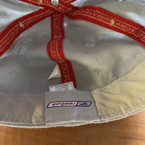 Atlanta Hawks NBA 3D Embroidered Hat Flat-bill Fitted Gray/Red Cap - Picture 5 of 6