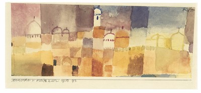 Paul Klee View of Kirwa Giclee Canvas Print Paintings Poster Reproduction Copy