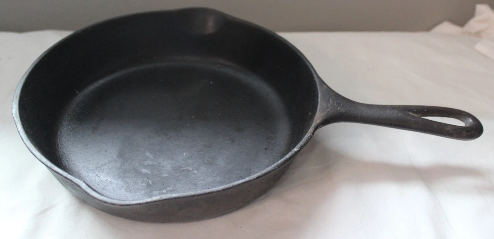 VINTAGE WAGNER WARE SIDNEY -0- CAST IRON SKILLET DEEP DISH FRYING 9" 105? N #6