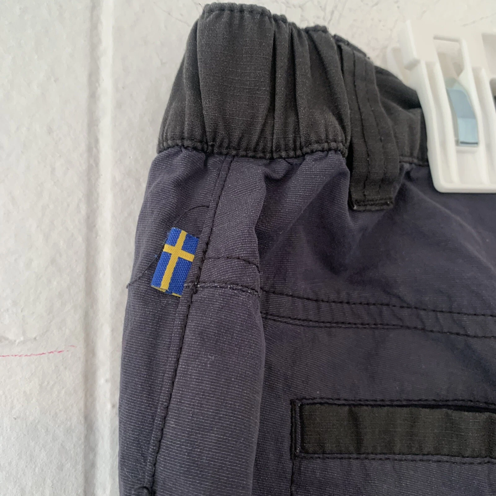 fjallraven 34 capri cropped abisko hybrid knickers black pants