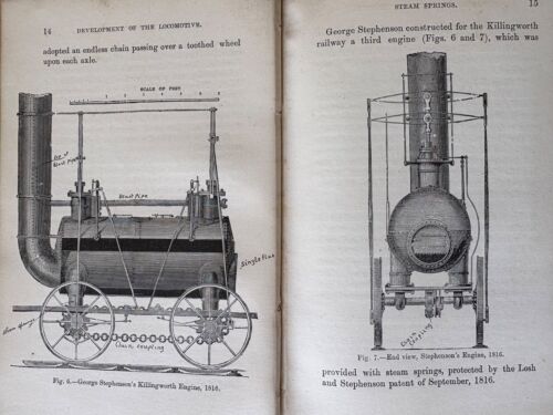 THE DEVELOPMENT OF THE LOCOMOTIVE ENGINE 1803 -1893 BY CLEMENT STRETTON 1893 HC - Picture 6 of 11