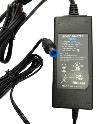 UL 12V AC Adapter For LG Flatron E2250V E2250V-SN E50 E2050T-SN E2240V-PN LED TV - Picture 2 of 4