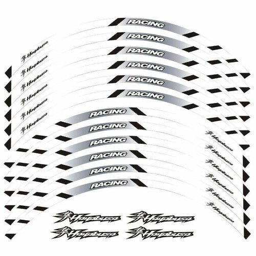 Rim Stripes Wheel Decals Tape Stickers For Suzuki Hayabusa GSX1300R 1999-2023 - Picture 13 of 48