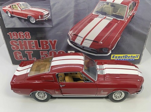 LANE EXACT DETAIL 1:18 SHELBY MUSTANG GT500 1968 LIMITED 1500 P BRAND NEW OG BOX - Picture 4 of 11