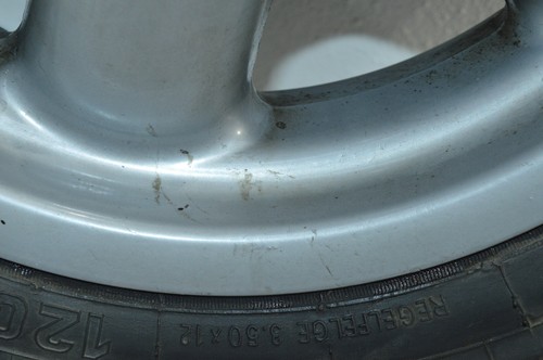 YAMAHA TEOS XN 125 MBK DOODO VORDERREIFEN VORDERRAD REIFEN RAD FELGE VORNE WHEEL - Bild 6 von 16