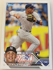 2023 Topps Oswald Peraza #94 New York Yankees ROOKIE Card!
