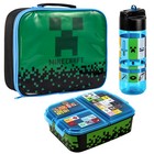 Minecraft Kids Lunch Box Set – Lunch Bag, Lunch Box and 580ml Water Bottle