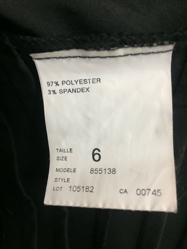 JS Collections Black Formal Zip-up Top - Picture 6 of 8