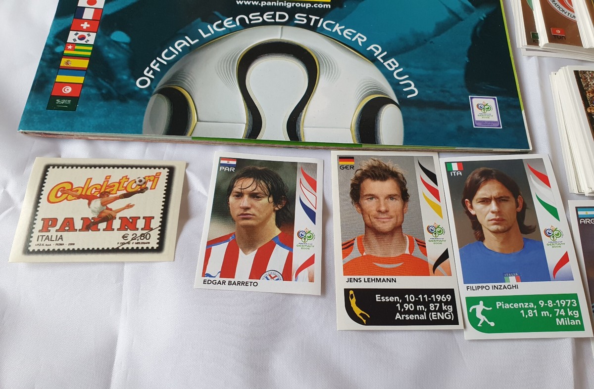 『新品・札タグ有り』イングランド(ユーロ04大会～W杯ドイツ06大会頃) Panini World Cup World Cup Germany 2006, cpl. sticker set (0-596