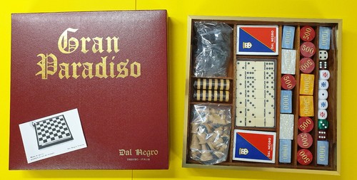GRAN PARADISO SCATOLA GIOCHI DA TAVOLO PRESTIGIOSI UNICI NEL GENERE DAL NEGRO - Imagen 2 de 6
