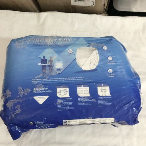 Medline FitRight Bariatric Disposable Underwear 3XL 20Ct-NEW Torn Bag - Bild 2 von 4