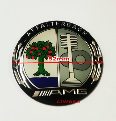 AFFALTERBACH AMG Multimedia Control Badge Decal Emblems 52mm For Mercedes Benz - Picture 3 of 3