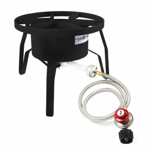 One-High-Pressure-Outdoor-Propane-Burner-Gas-Cooker-Welded-Frame-No-Assembly-New
