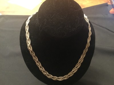 Collier En Argent Sterling 19ème Siècle - Occasion - État Vintage (usure Du Temps)