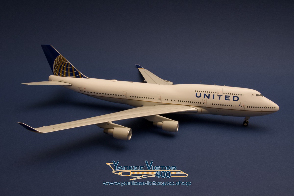 ユナイテッド航空 B747-400 1/200 お取り寄せ商品】1/200 747-400 ユナイテッド航空 N
