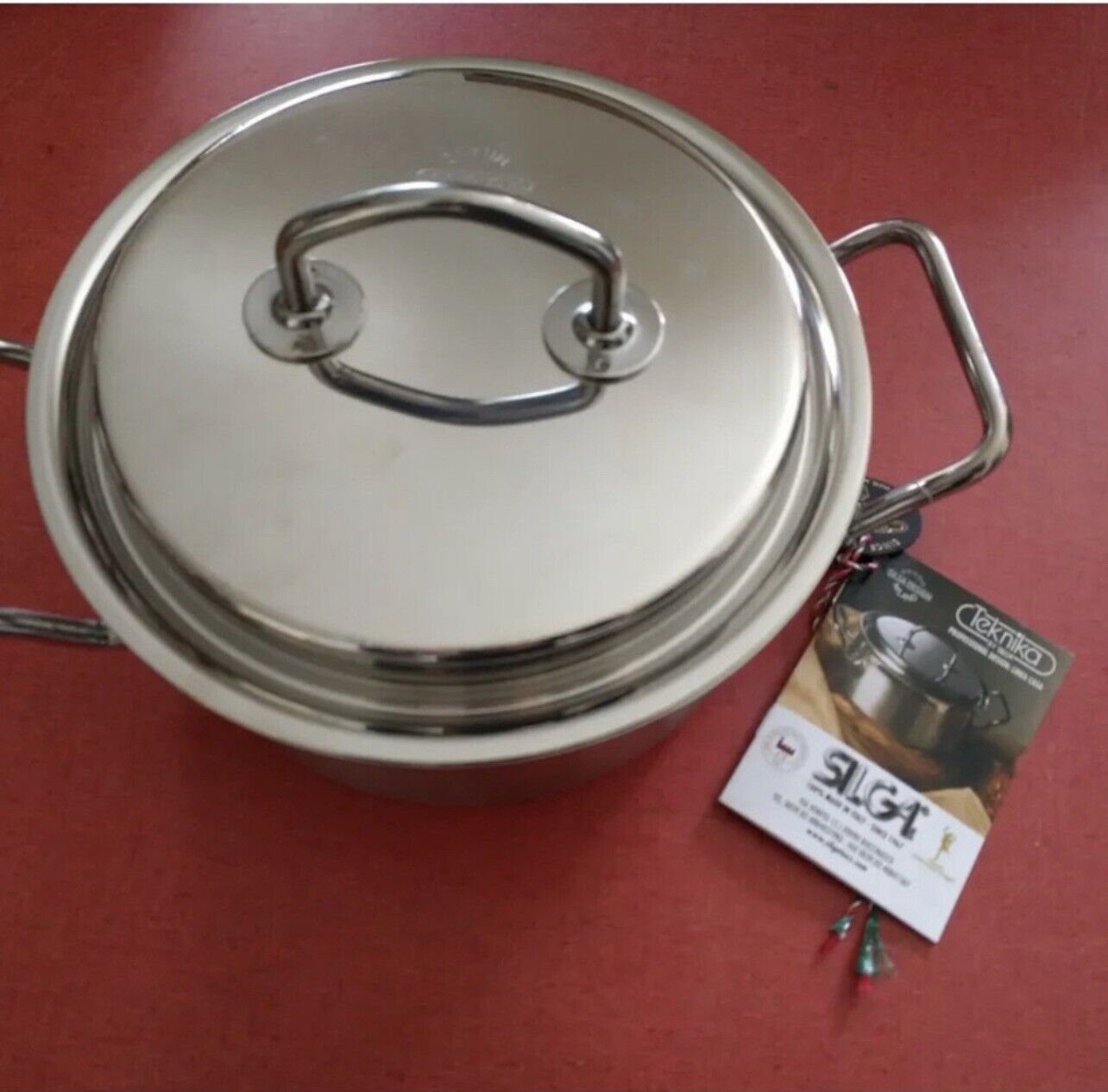  Stainless Steel 18/10 Saucepan/Casserole, 8 inch (20cm), Handle  & Lid, 3 Qt (2.75 L) Made in Italy, Compatible with Silga Milano: Home &  Kitchen