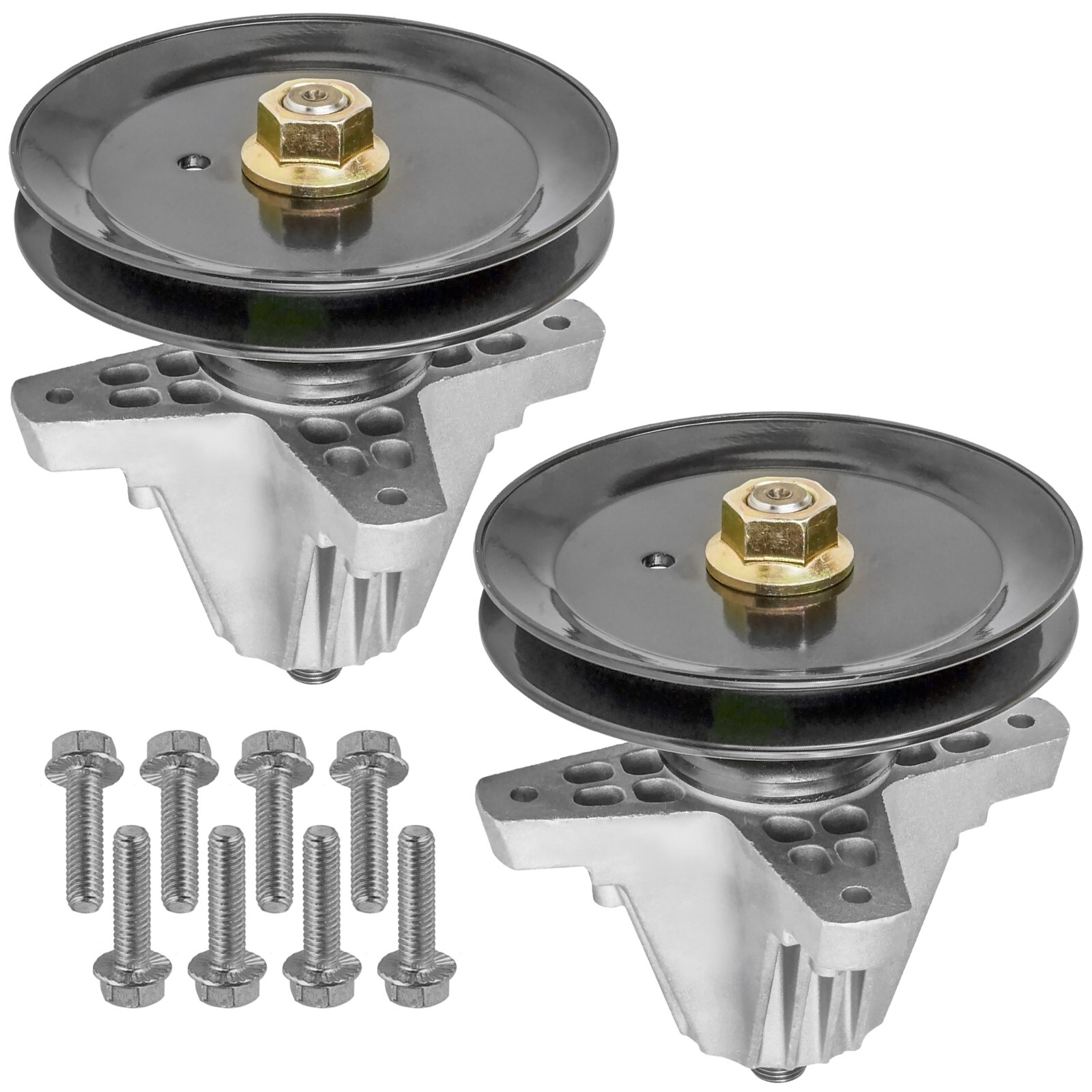 2 Шпинделя в сборе для Troy Bilt Super Bronco 42 Hydro TB42 918-06976A 618-06976