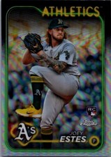2024 Topps Chrome Update Refractors #USC86 Joey Estes RC Oakland Athletics