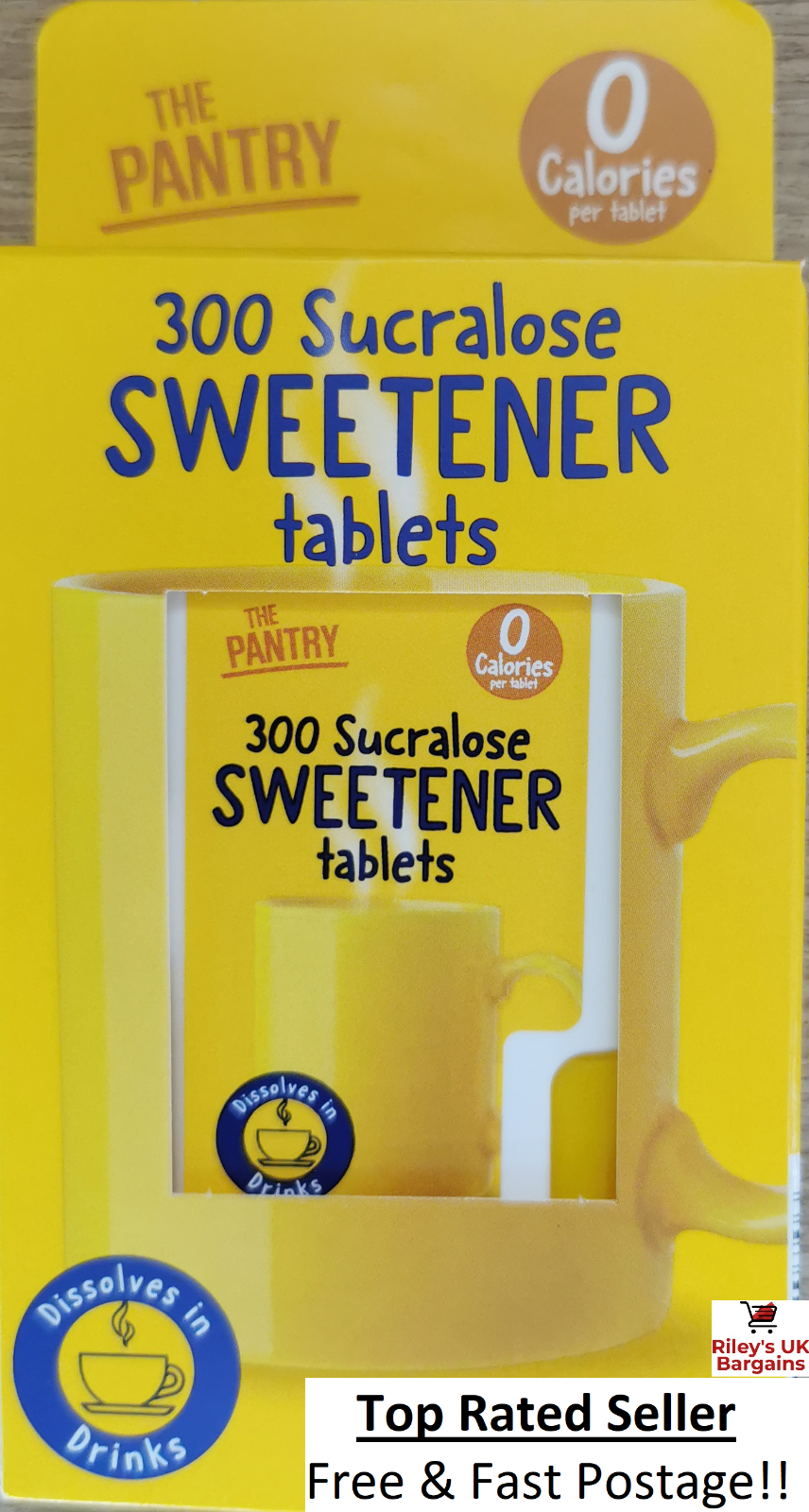 300 Sweetener Sucralose Tablets Diet Weight Loss Sugar Alternative Zero Calorie