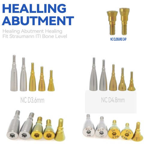 Dental Healing Abutment Healing Closure Caps Straumann ITI Bone Level NC/RC - Picture 10 of 67