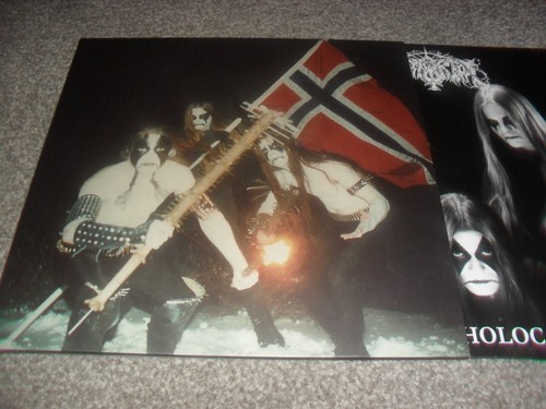 IMMORTAL -PURE HOLOCAUST- AWESOME RARE LTD EDITION VINYL LP GATE-FOLD BICOLOR - Picture 2 of 5