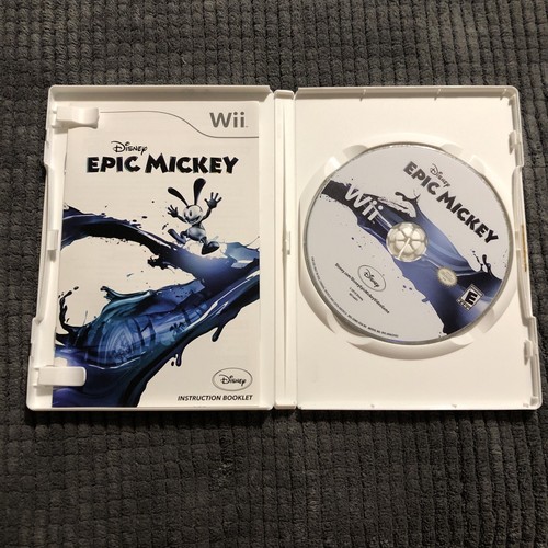 Disney Epic Mickey Nintendo Wii Complete Video Game Good Condition - Picture 2 of 4