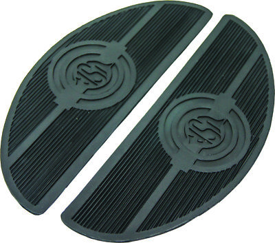 HARDDRIVE Oval Floorboard Pads USA Logo 30-151A