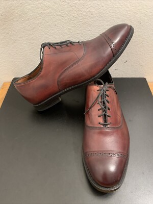 【名品】ALLEN EDMONDS PARK AVENUE US8.5 Park Avenue Oxford Dress Shoe with Combination Tap Sole