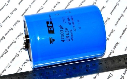 1pcs-Vishay BC 106 47000uF 63V Power Eurodin Screw Terminal Capacitor - Picture 4 of 7
