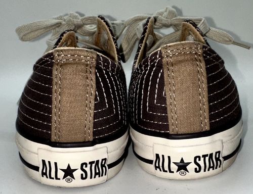 Converse All Star braun bestickt Patchwork Halbschuhe Herren 5 Damen 7 - Bild 8 von 11