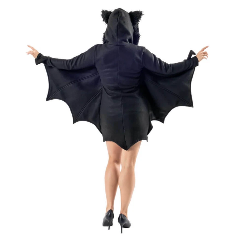 Acogedor disfraz de murciélago dama para mujer Foto 2 de 4
