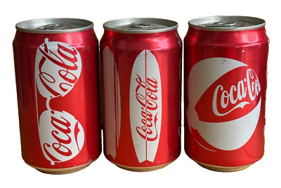 COKE Coca Cola SUMMER 2011 Can 325ml limited edition fr Thailand set of 3 #A