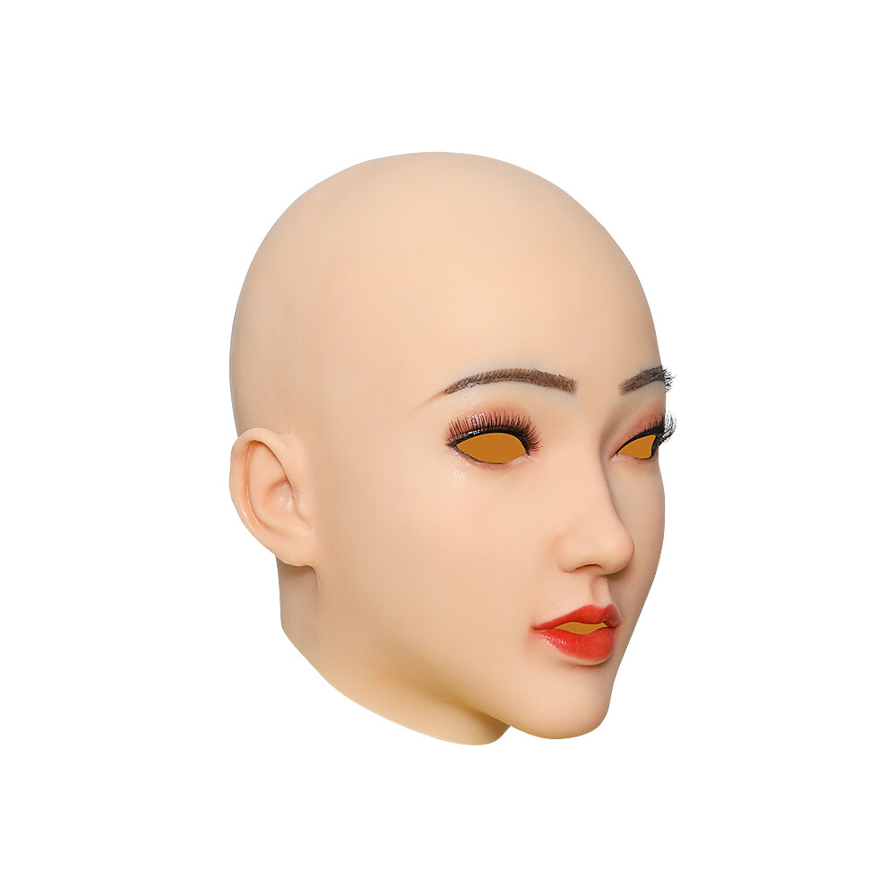 Dokier Realistic Silicone Female Mask Headgear Hoods Cosplay