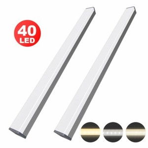 40LED Unterbauleuchte USB Wiederaufladbar mit Magnetischer Küche Schrank Licht