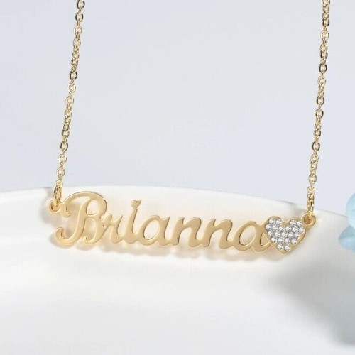 Personalized Name Stainless Steel Necklace Custom Necklace Pendant Fashion Gift - Picture 7 of 8